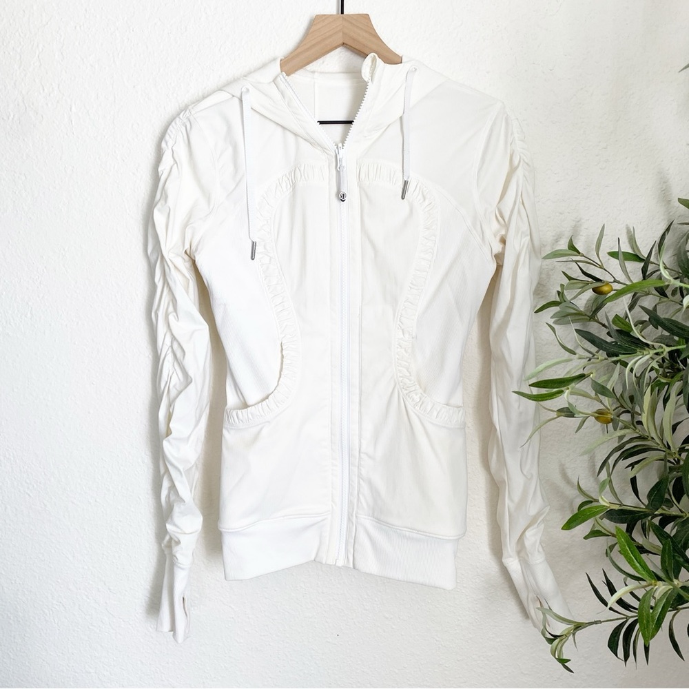 Lululemon Dance Studio Jacket White Reversible 4